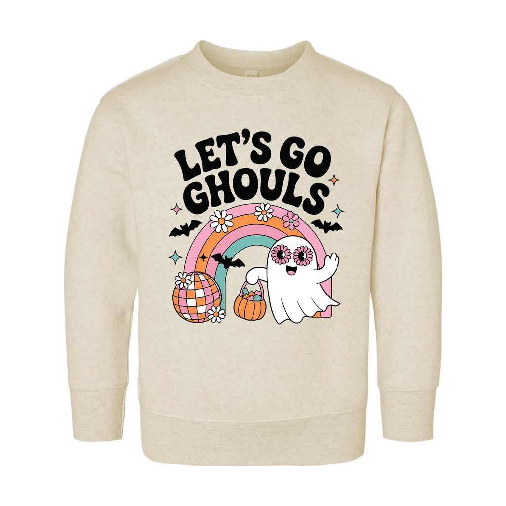Retro Halloween Girl Baby Shirt, Let's Go Ghouls Baby Bodysuit, Cute Toddler Sweatshirt - Fall Outfit for Girls, Spooky Season Clothes