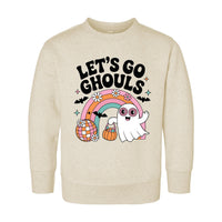 Retro Halloween Girl Baby Shirt, Let's Go Ghouls Baby Bodysuit, Cute Toddler Sweatshirt - Fall Outfit for Girls, Spooky Season Clothes