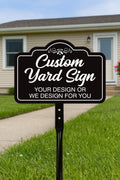 Custom Aluminum Yard Sign with 16