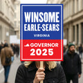 Winsome Earle-Sears For Virginia Governor 2025 Election Sign, Political Campaign Sign, Governor Election 2026 Race Poster Sign