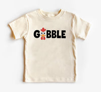 Gobble Baby Bodysuit, Funny Turkey Baby Shirt, Cute Toddler Thanksgiving Sweatshirt