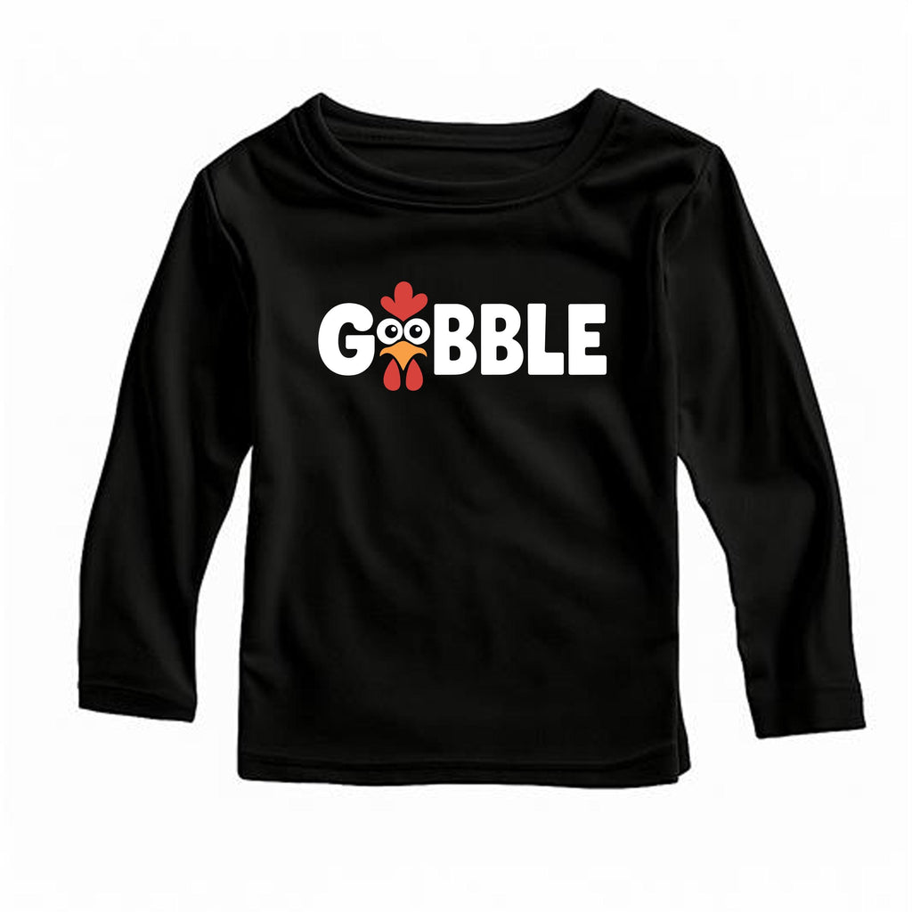 Gobble Baby Bodysuit, Funny Turkey Baby Shirt, Cute Toddler Thanksgiving Sweatshirt