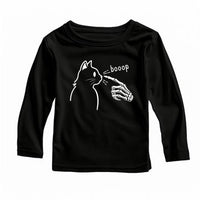 Boop! Baby Bodysuit, Halloween Cat Baby Shirt, Cute Toddler Sweatshirt - Spooky Season Outfit, Retro Fall Baby Clothes for Halloween