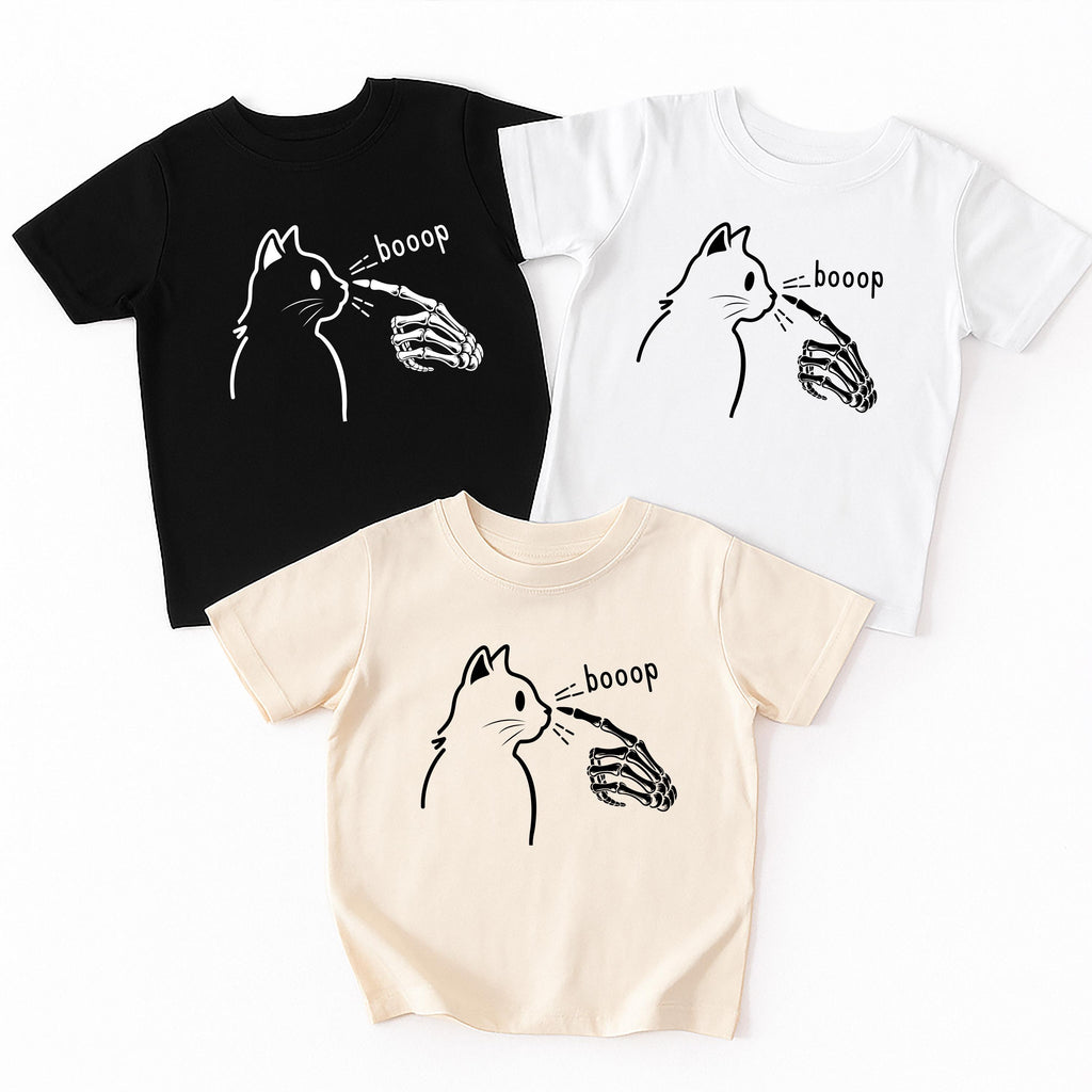 Boop! Baby Bodysuit, Halloween Cat Baby Shirt, Cute Toddler Sweatshirt - Spooky Season Outfit, Retro Fall Baby Clothes for Halloween