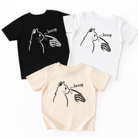 Boop! Baby Bodysuit, Halloween Cat Baby Shirt, Cute Toddler Sweatshirt - Spooky Season Outfit, Retro Fall Baby Clothes for Halloween