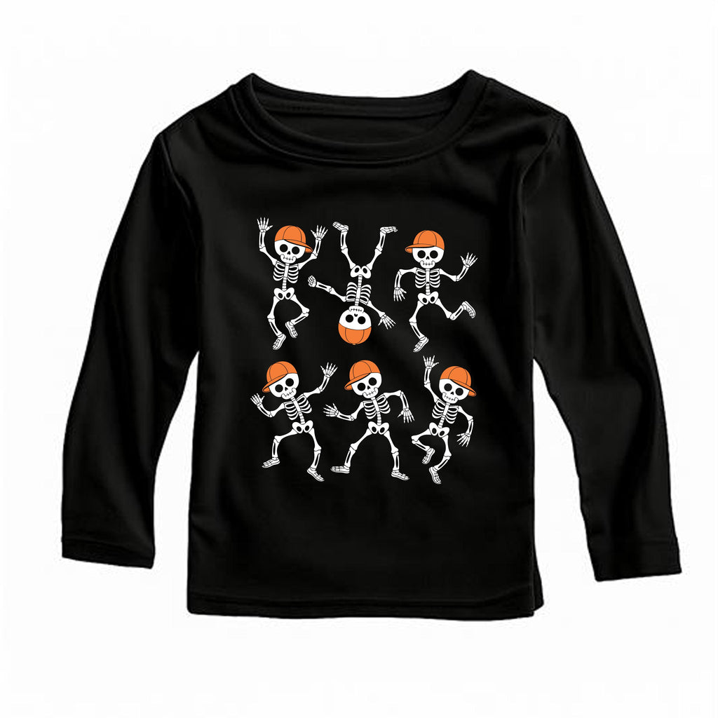 Dancing Skeletons Baby Bodysuit, Retro Halloween Boy Baby Shirt, Toddler Sweatshirt - Spooky Fall Kids Outfit, Trick or Treat Clothes