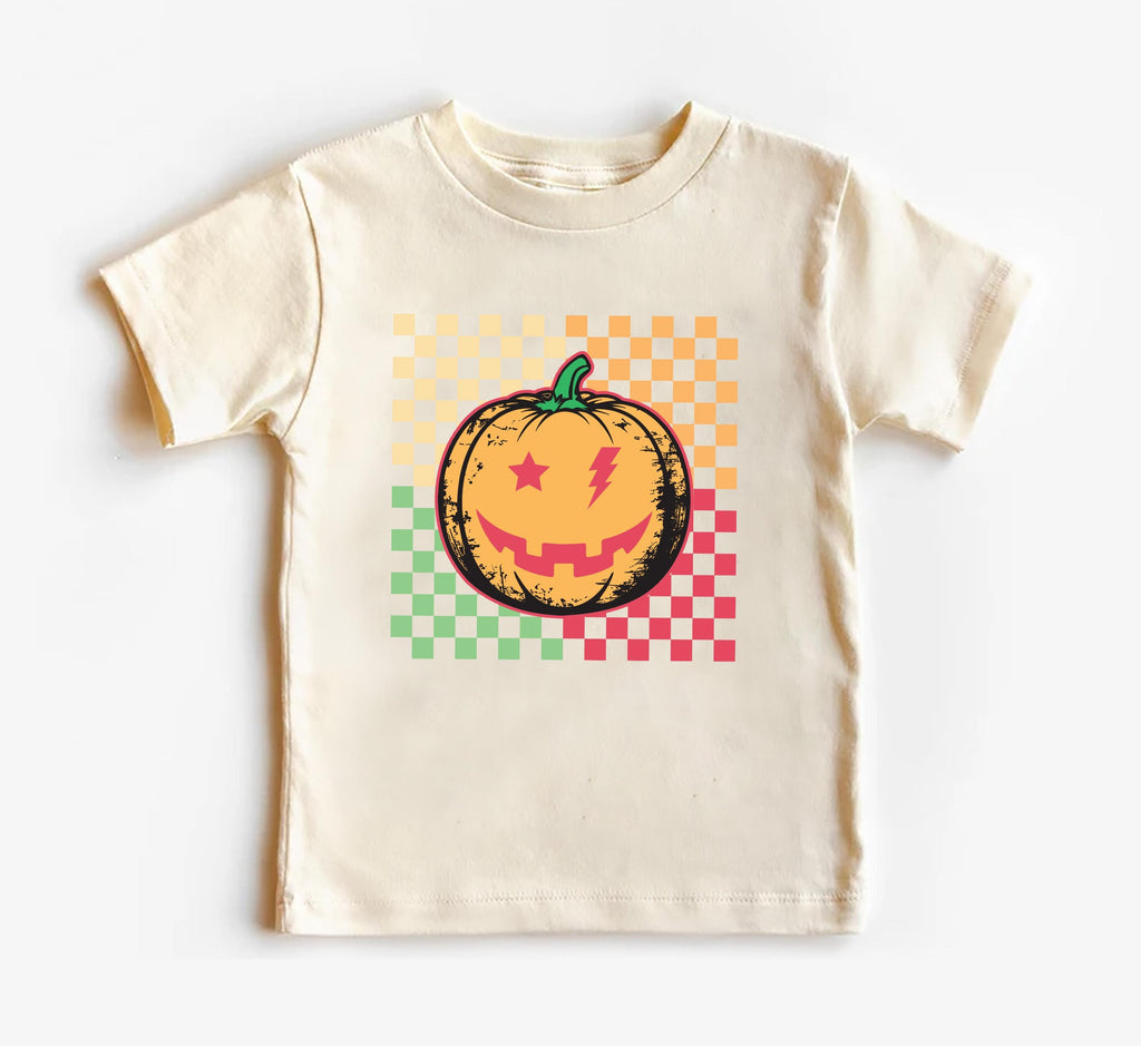 Retro Pumpkin Baby Shirt, Girls Halloween Baby Bodysuit, Cute Toddler Sweatshirt - Fall Spooky Outfit, Trick or Treat Kids Gift Idea