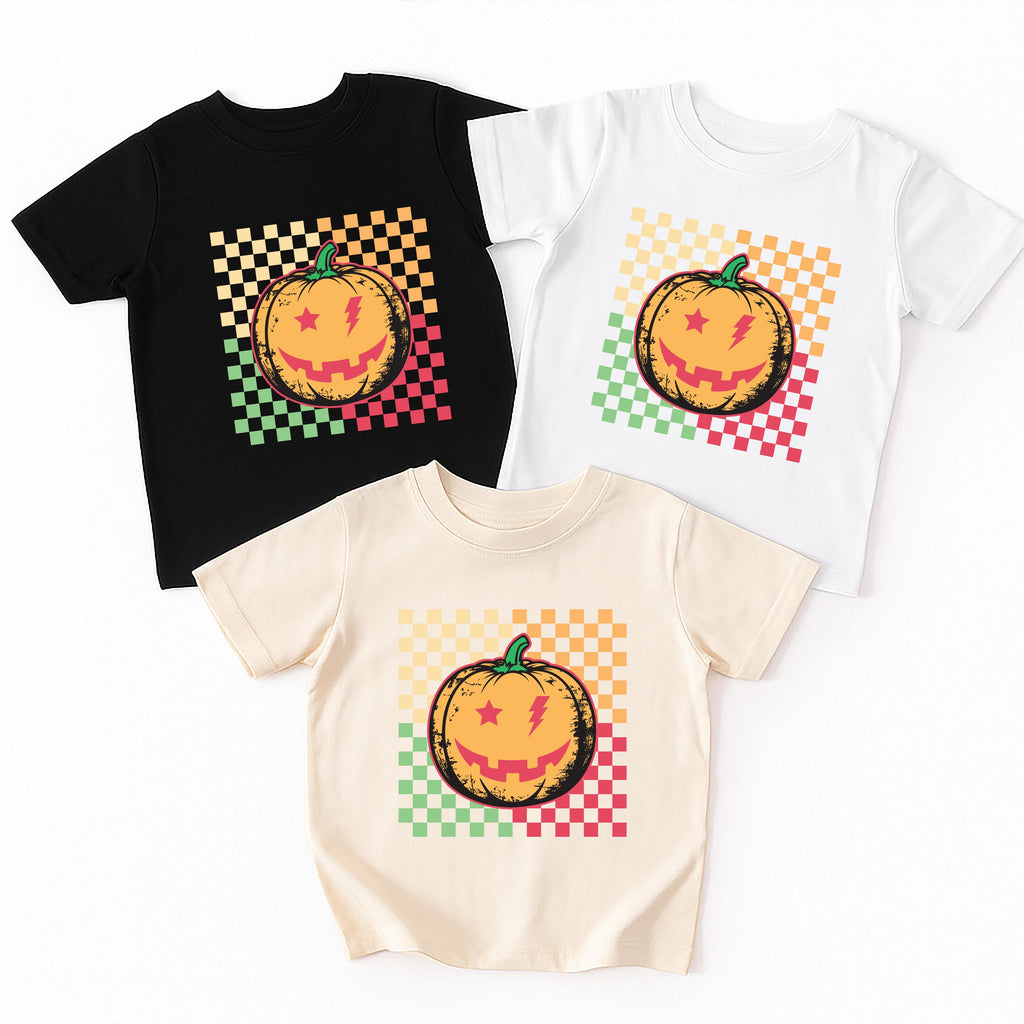 Retro Pumpkin Baby Shirt, Girls Halloween Baby Bodysuit, Cute Toddler Sweatshirt - Fall Spooky Outfit, Trick or Treat Kids Gift Idea