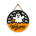 Hey Boo Ghost Halloween Door Sign 12