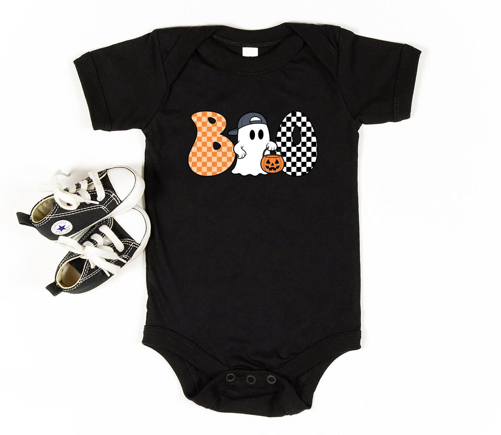 Boys Halloween Baby Bodysuit, Boo Baby Shirt, Toddler Sweatshirt Costume - Spooky Trick or Treat Outfit, Cute Fall Boys Halloween Look