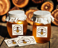 Personalized Honey Roll Labels, Custom Honey Product Stickers
