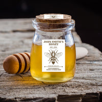 Personalized Honey Roll Labels, Custom Honey Product Stickers, Business Honey Labels for Mason, Honey Bee Favors, Honey Lid Stickers