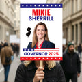 Mikie Sherrill For New Jersey Governor 2025 Election Sign, Political Campaign Sign, Governor Election 2026 Race Poster Sign