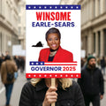 Winsome Earle-Sears For Virginia Governor 2025 Election Sign, Political Campaign Sign, Governor Election 2026 Race Poster Sign