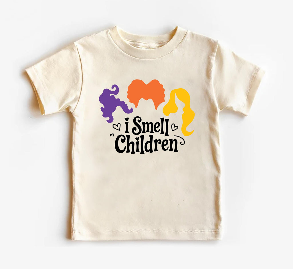 I Smell Children Baby Bodysuit, Funny Hocus Pocus Baby Shirt, Toddler Sweatshirt - Halloween Baby Outfit, Cute Witchy Fall Costume