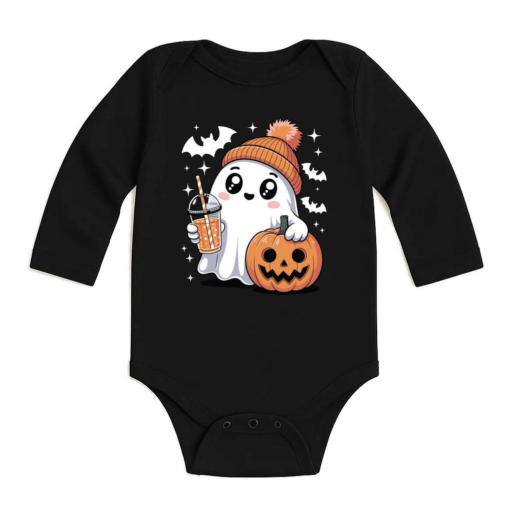 Cute Ghost Baby Bodysuit, Funny Trick or Treat Baby Shirt, Toddler Sweatshirt - Halloween Baby Outfit, Spooky Fall Costume for Kids