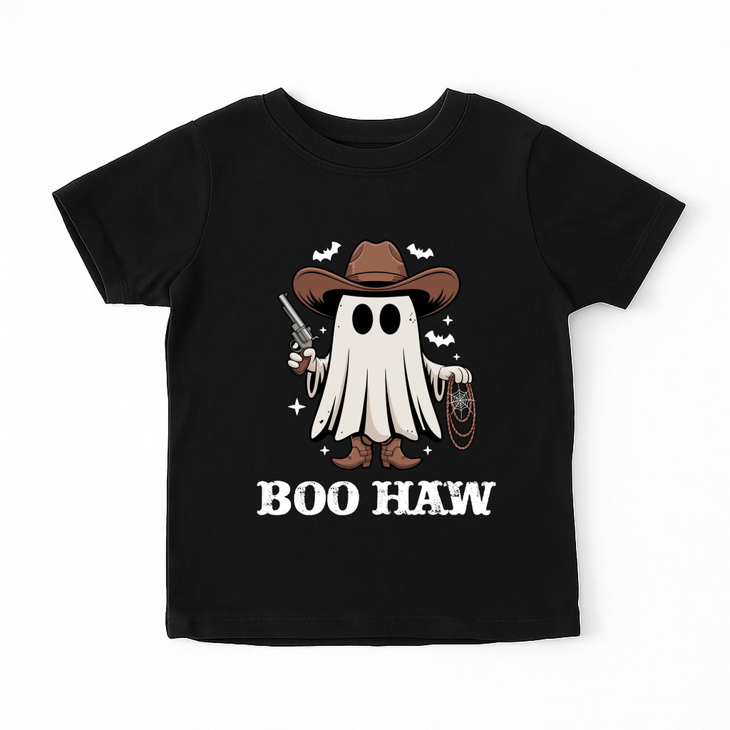 Boo Haw Baby Bodysuit, Funny Cowboy Ghost Baby Shirt, Toddler Sweatshirt - Country Halloween Outfit, Western Fall Baby Costume