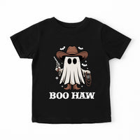 Boo Haw Baby Bodysuit, Funny Cowboy Ghost Baby Shirt, Toddler Sweatshirt - Country Halloween Outfit, Western Fall Baby Costume