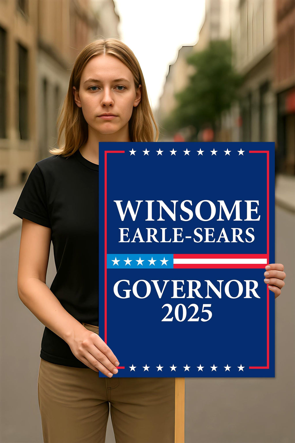Winsome Earle-Sears For Virginia Governor 2025 Election Sign, Political Campaign Sign, Governor Election 2026 Race Poster Sign
