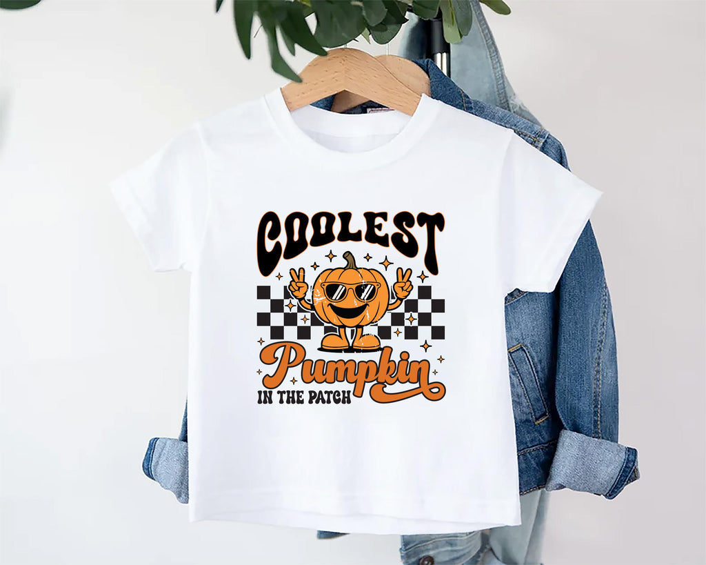 Boys Halloween Baby Shirt, Coolest Pumpkin Baby Bodysuit, Toddler Sweatshirt - Funny Fall Pumpkin Outfit, Cute Spooky Boy Costume
