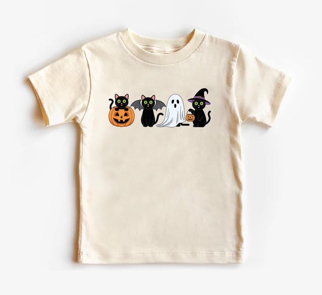 Funny Ghost Cat Baby Shirt, Pumpkin Cat Baby Bodysuit, Toddler Sweatshirt - Cute Halloween Outfit for Baby, Spooky Fall Cat Costume
