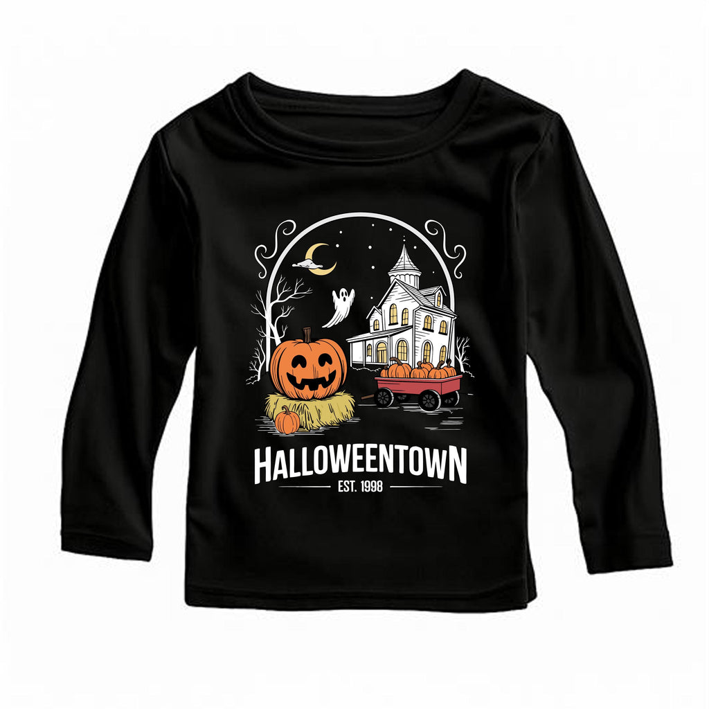 Retro Spooky Baby Shirt, Halloween Town Baby Bodysuit, Toddler Sweatshirt - Cute Fall Halloween Outfit, Trick or Treat Season Gift