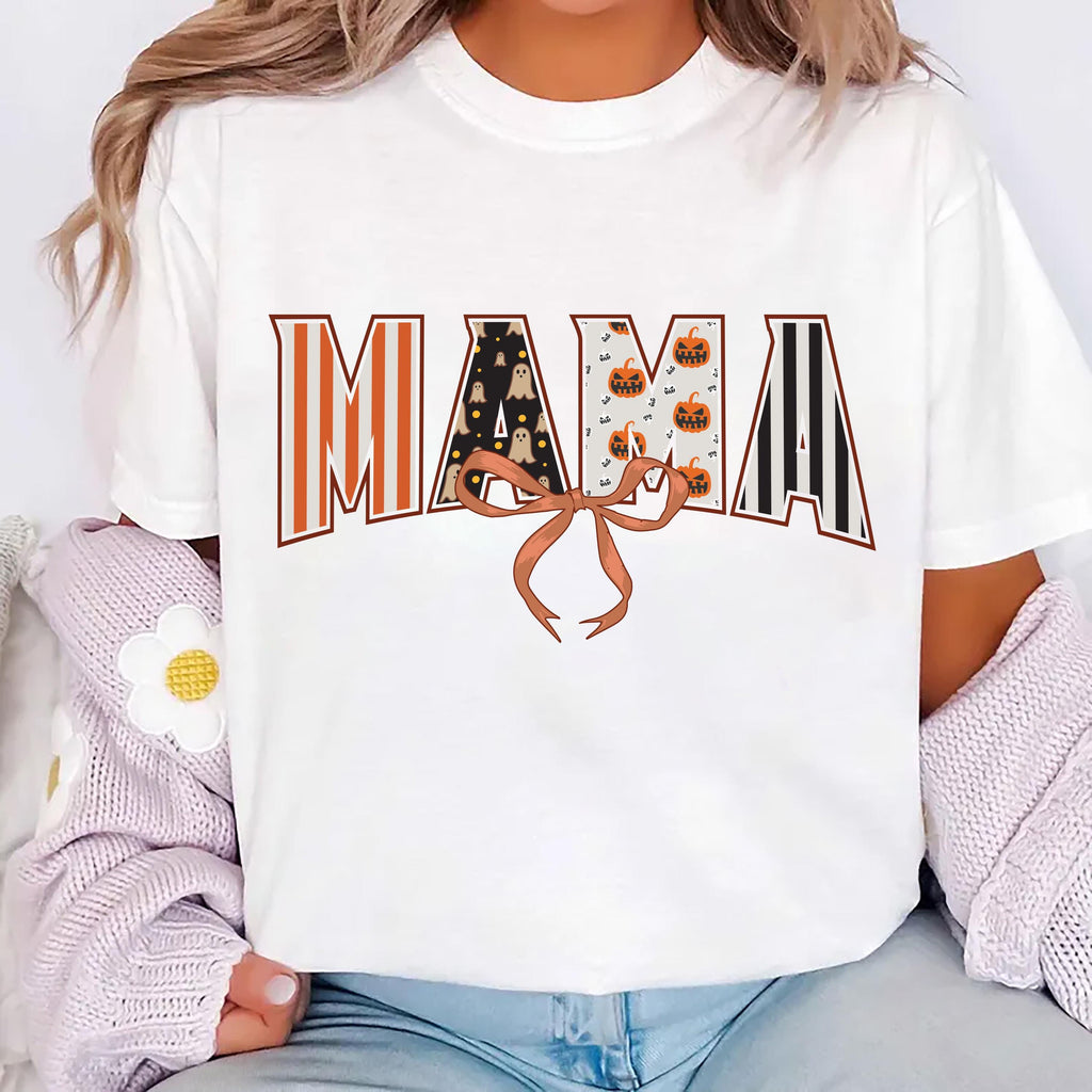 Coquette Halloween Mama Short Sleeve T-Shirt