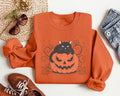 Cute Halloween Black Cat Sweatshirt