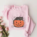 Cute Halloween Black Cat Sweatshirt