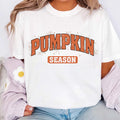 Retro Pumpkin Season Shirt, Cute Fall Halloween Tee for Women