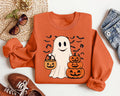 Ghost Halloween Sweatshirt, Women’s Halloween Party Tee