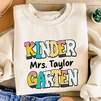 Custom Kindergarten Teacher Sweatshirt