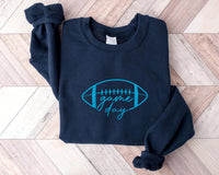 Game Day Embroidered Sweatshirt, Tis the Season Hoodie, Fall Football Shirt, Touchdown Long Sleeve Shirt, Thanksgiving Tailgate Gift