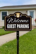 Guest Parking Only Yard Sign with 16