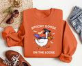 Spooky Goose Sweatshirt, Witchy Silly Goose Halloween Tee