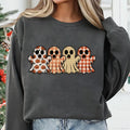 Preppy Floral Ghost Sweatshirt, Fall Ghost Tee