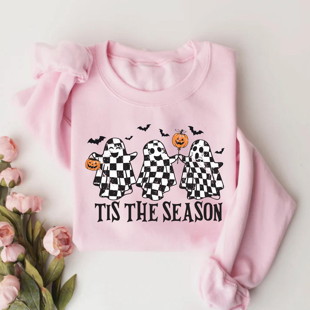Retro Ghosts Tis The Season Sweatshirt