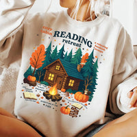 Cozy Cabin Reading Retreat Sweatshirt