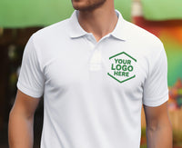 Custom Metallic Thread Embroidered Polo Shirt for Men, Women(Adult)