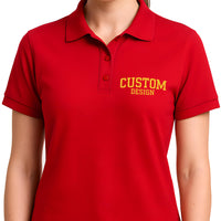 Custom Embroidered Polo Shirt for Men and Women(Women)