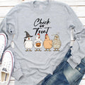 Chick Or Treat Long Sleeve Shirt, Halloween Chicken Tee, Funny Fall Shirt