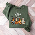 Chick Or Treat Sweatshirt, Halloween Chicken Tee, Funny Fall Sweatshirt
