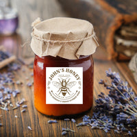 Personalized Honey Roll Labels, Custom Honey Product Stickers