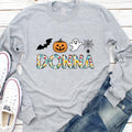 Custom Halloween Long Sleeve Shirt, Personalized Halloween Shirt, Custom Name Tee