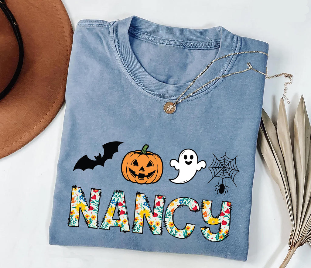 Custom Halloween Shirt, Personalized Halloween Shirt, Custom Name Tee