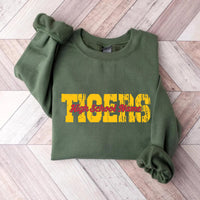 Custom Mascot Sweatshirt, Personalized School Spirit Shirt, Team Mascot Sweatshirt
