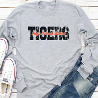 Custom Mascot Long Sleeve Shirt, Personalized School Spirit Shirt, Football Volleyball Team Mascot Tee