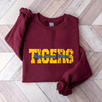 Custom Mascot Sweatshirt, Personalized School Spirit Shirt, Team Mascot Sweatshirt