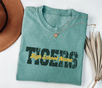 Custom Mascot Shirt, Personalized School Spirit Shirt, Team Mascot Tee