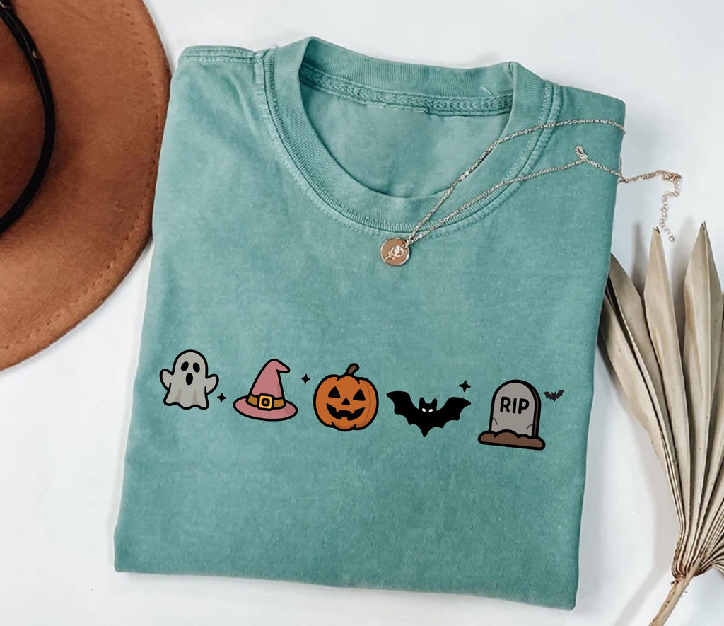 Cute Halloween Shirt, Minimalist Halloween Shirt, Spooky Season Tee, Fall Halloween Shirt